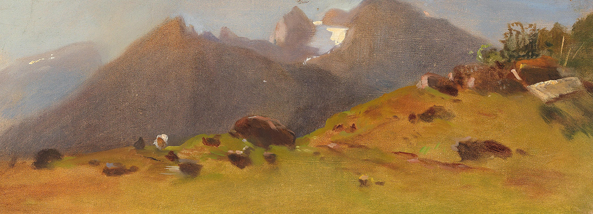 Eugen Jettel, A Mountain Pasture (Austria)