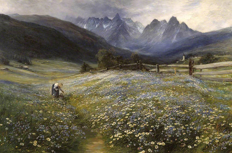 John MacWhirter, June in the Austrian Tyrol