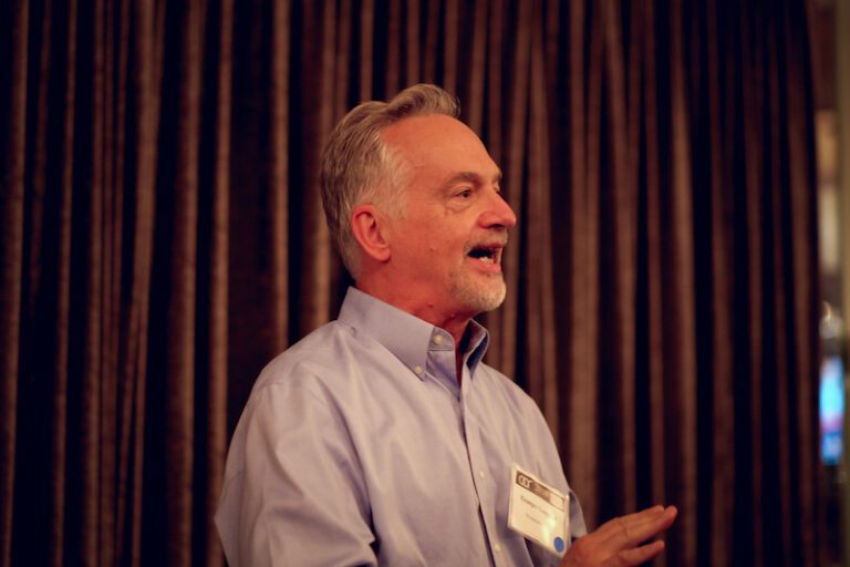 Tremper Longman addresses the Annual Meal