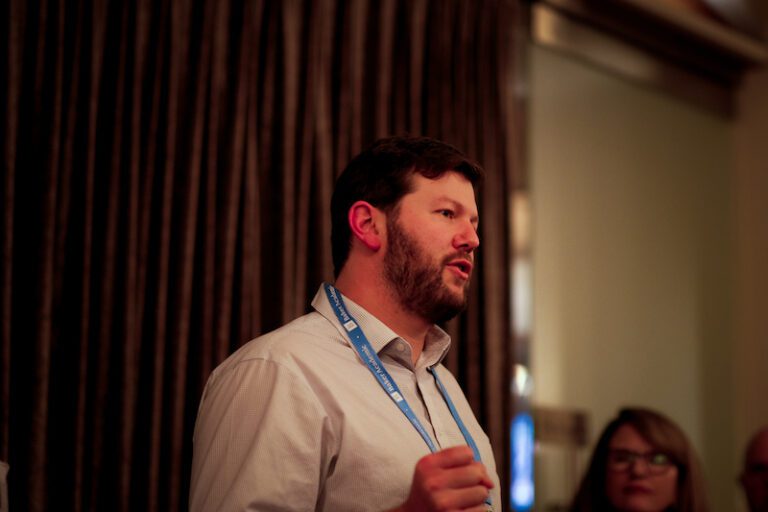 A speaker the Annual Meal