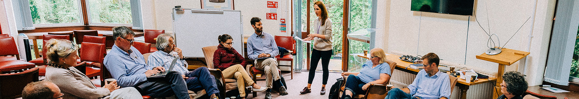 woman giving a presentation at KLC