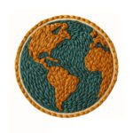 embroidered earth