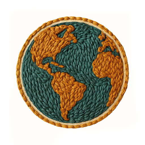embroidered earth